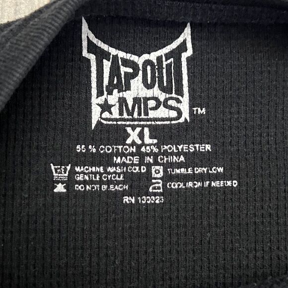 🔥🔥 Y2K TAPOUT MPS Thermal LS Graphic Tee Affliction Style - Men Sz XL - PERFEC - Picture 9 of 9